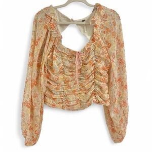 FREE PEOPLE Mabel Floral Blouse